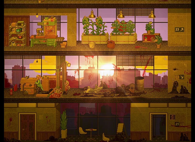 Sunrise after the battle